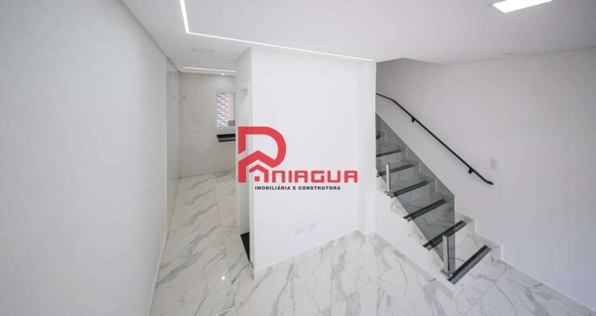 Casa de Condomínio com 2 quartos, Caiçara, Praia Grande - R$ 340 mil, Cod: 7095