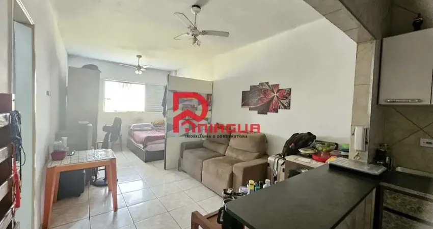 Kitnet com 1 quarto, Mirim, Praia Grande - R$ 175 mil, Cod: 7104