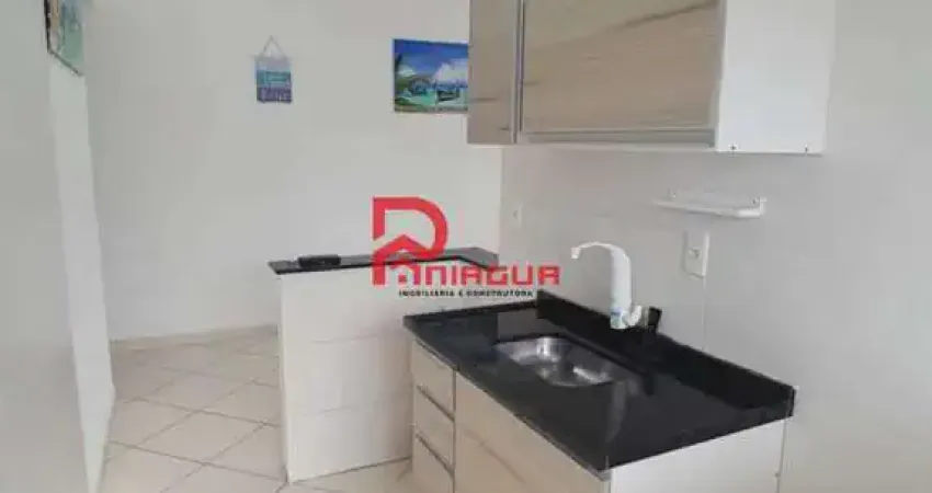 Apartamento com 1 quarto, Caiçara, Praia Grande - R$ 272 mil, Cod: 7543