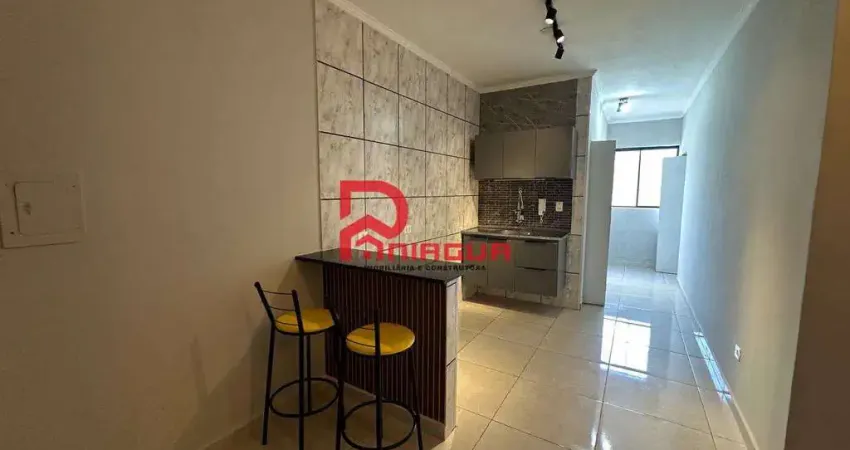 Kitnet com 1 quarto, Boqueirão, Praia Grande - R$ 198 mil, Cod: 7648