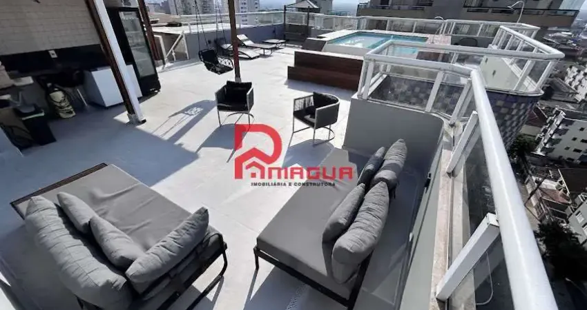 Cobertura com 3 quartos, tupi, praia grande - r$ 1.5 mi, cod: 8017