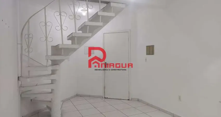 Sobrado de condomínio com 2 quartos, canto do forte, praia grande, cod: 8056
