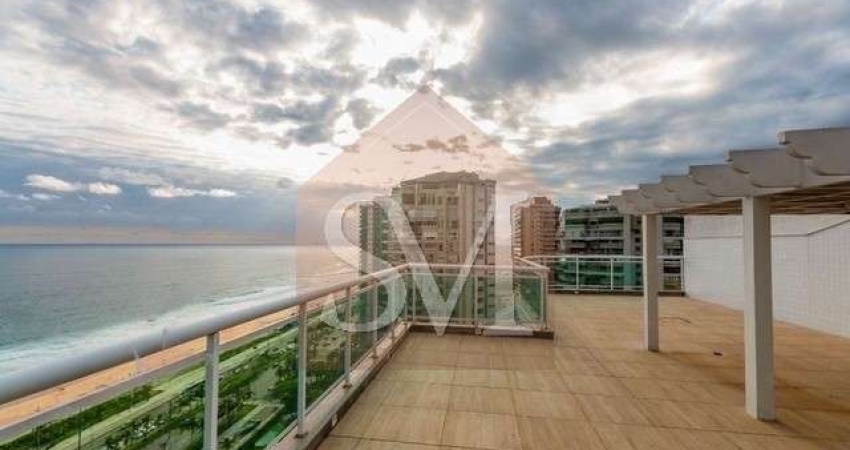 BARRA DA TIJUCA - COBERTURA TRIPLEX VISTA MAR COM 369M²