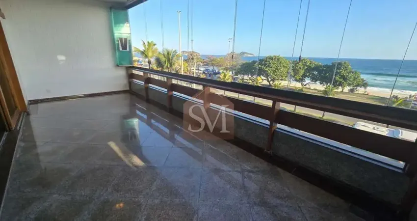 Apartamento à venda na barra da tijuca - 3 quartos, 1 suíte e 4 vagas de garagem - frente mar na lúcio costa