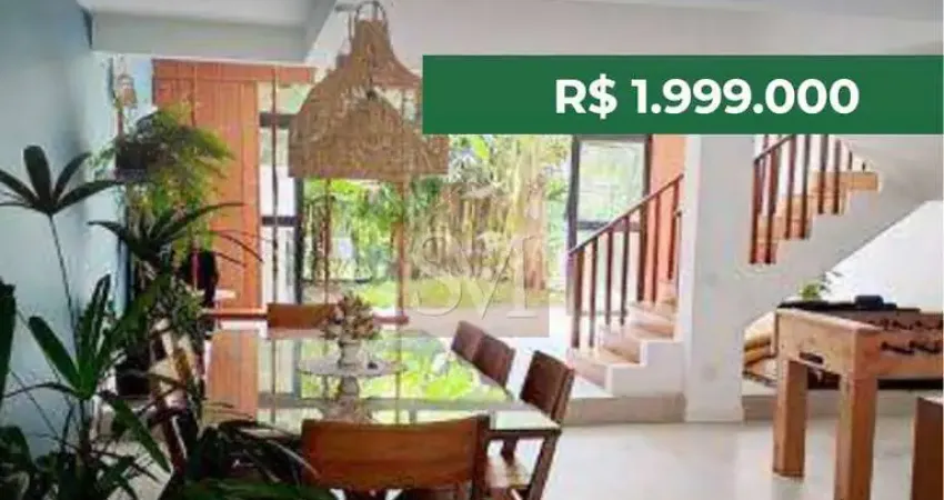 Casa em condomínio fechado na gávea - 4 quartos, 2 suítes, 240m² - alto da boa vista - rio de janeiro-rj