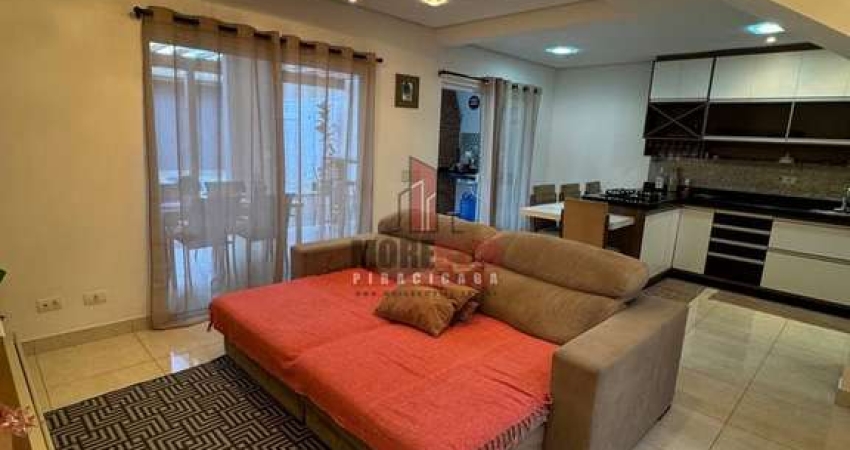Casa em condomínio, 3 dorms, suite com closet, piscina e churrasqueira R$ 750mil