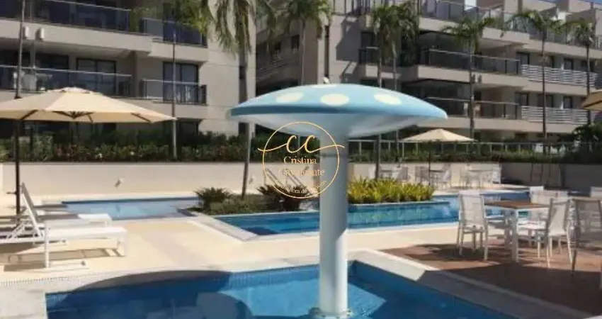 Apartamento de luxo no recreio dos bandeirantes: 2 quartos, 1 suíte, varanda gourmet - 86m² - vaga de garagem - rio de janeiro-rj