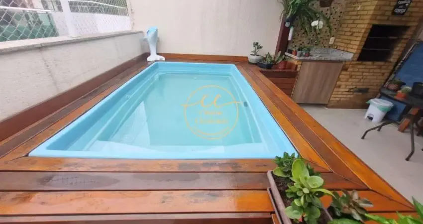 Freguesia-jacarepaguá: cobertura duplex 3 quartos, 1 suíte, 181m², 2 vagas, piscina! venha conferir!