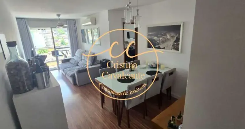 Imperdível - Apartamento à venda com 3 suítes, 82 m², varanda com cortina de vidro na Taquara, Rio de Janeiro-RJ!