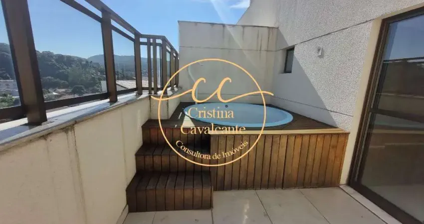 Pechincha/RJ - Cobertura de 3 quartos com 1 suíte, 2 salas, 3 banheiros e 1 vaga de garagem, 120m² de área. Imperdível!