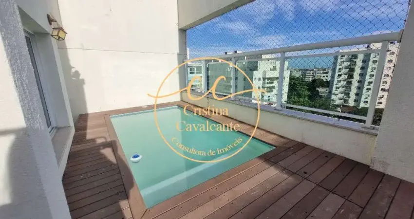 Cobertura de Luxo à Venda no Pechincha - 4 Quartos, 2 Suítes, 213m², 2 Vagas - Rio de Janeiro-RJ