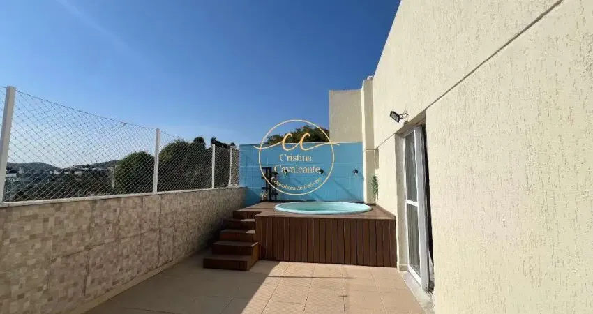 Imperdível cobertura duplex à venda no pechincha-rj: 3 quartos, 1 suíte, 107 m², varanda, área gourmet e piscina