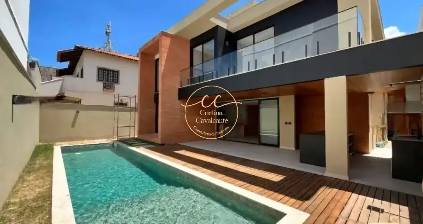 Casa de luxo na barra da tijuca/barra de itaúna - 4 suítes, 360m², 5 vagas, piscina e área gourmet