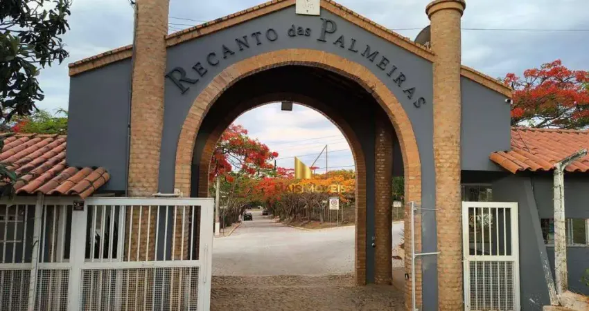 Terreno em condomínio fechado à venda na Avenida Carlos Bicalho Goulart, 103, Condomínio Recanto Das Palmeiras, Lagoa Santa