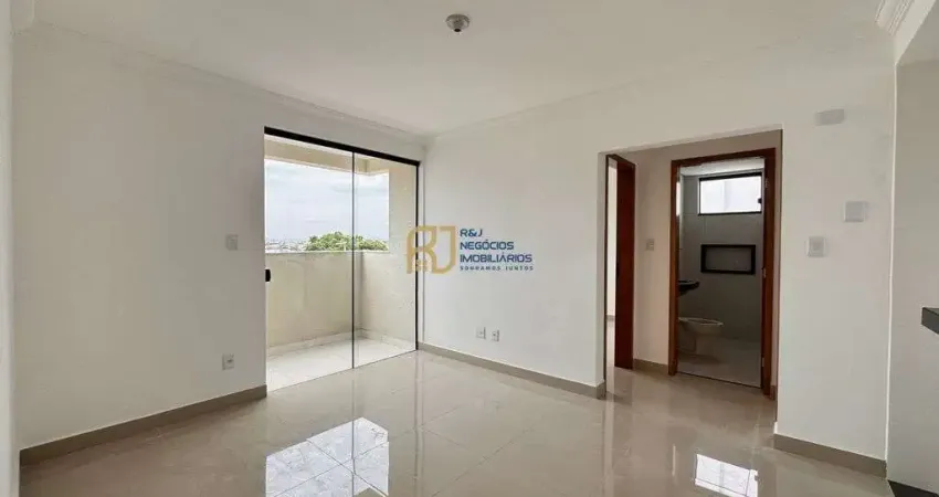 Apartamento à venda - 53m² - 2 quartos - sala com varanda - 1 vaga - copacabana