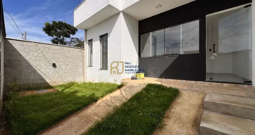 Casa Linear - 3 Quartos 1 com Suíte - 1 Vaga - Belo Vale - São José da Lapa MG