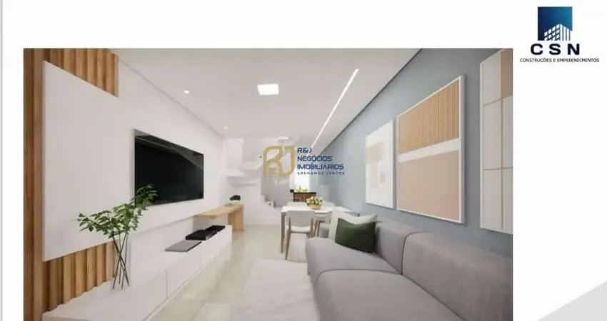 Casa geminada à venda - 2 suítes 1 com varanda - 2 vagas - 130m² - candelária