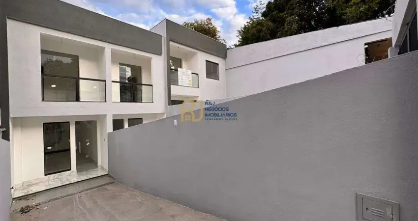 Casa geminada à venda - 2 quartos - 1 vaga - ampla área externa - jardim leblon