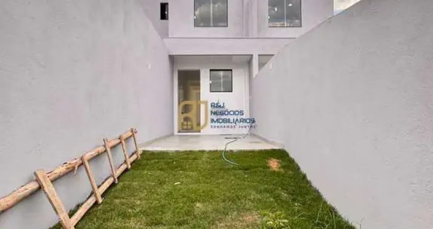 Casa geminada à venda - 2 quartos - 1 vaga - ampla área externa - jardim leblon