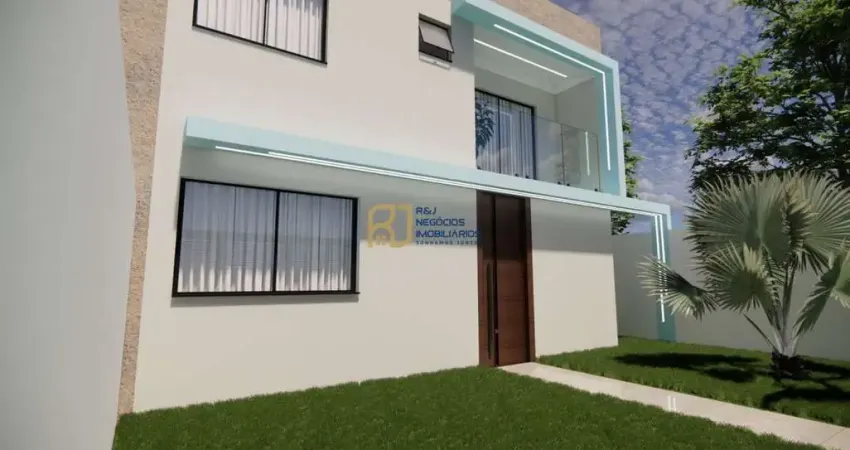 Casa geminada à venda - 3 quartos sendo 2 suítes - 2 vagas - 140m² - trevo bh