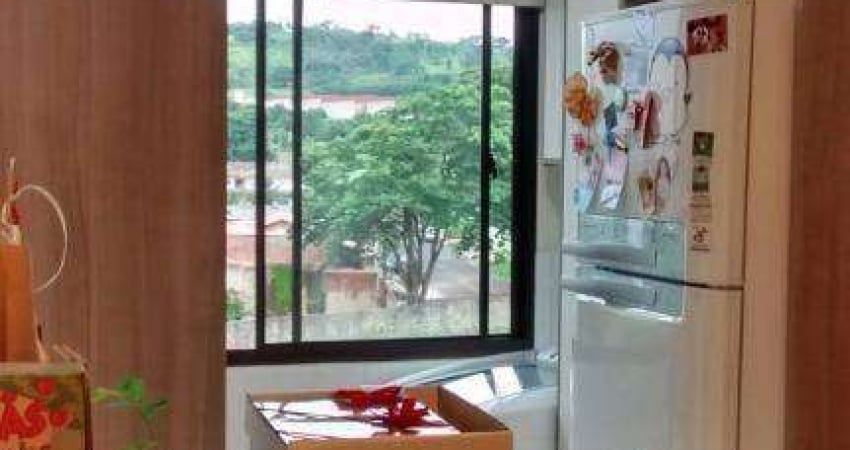 Apartamento com 1 dormitório à venda, 47 m² - parque dos ipês - jaguariúna/sp