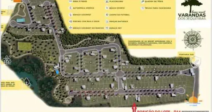 Terreno à venda, 426 m² no Varandas dos Jequitibás- Jaguariúna/SP