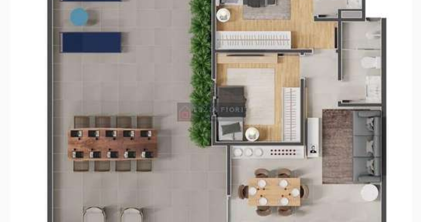 Giardino  em construção no bairro Costa e Silva,  Joinville-SC,  próximo ao PA norte e Mercado Bom.  apto 82,14m2 + Terraço descoberto com  92,48m2, g