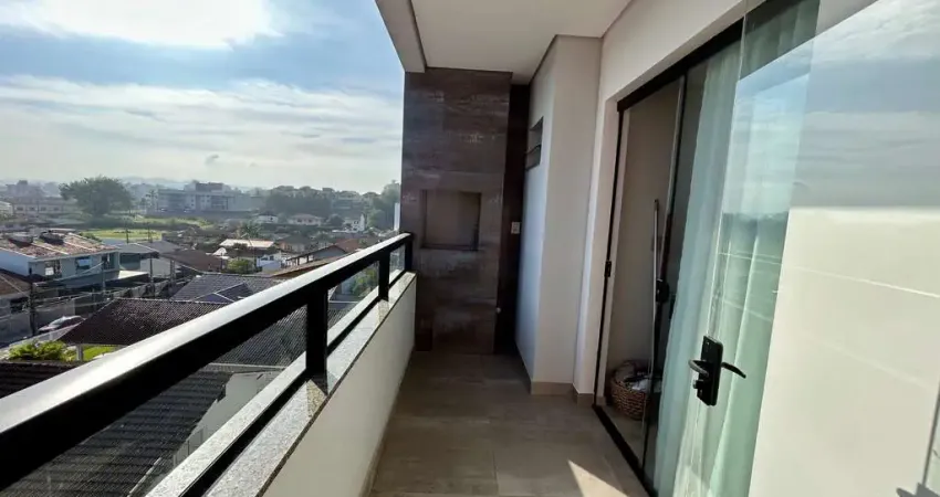 Apartamento à venda no bairro  Glória - Joinville - SC  1 Suíte com sacada; 1 dormitório com sacada; Sala de estar, jantar e cozinha integradas; Varan