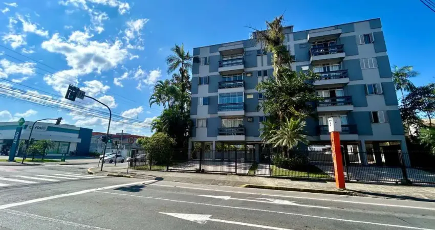 Partamento semi-mobiliado à venda na rua max colin, esquina com orestes guimarães, bairro américa, joinville/sc. 1 dormitório, 1 sala, 1 banheiro