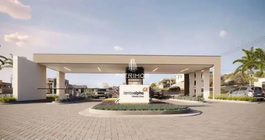 'aceita permuta' lote/terreno em condomínio fechado 'terras alpha' em ribeirão preto