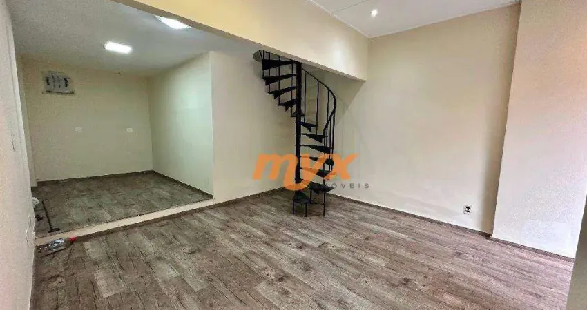 Loja para alugar, 45 m² por r$ 3.000,00/mês - gonzaga - santos/sp