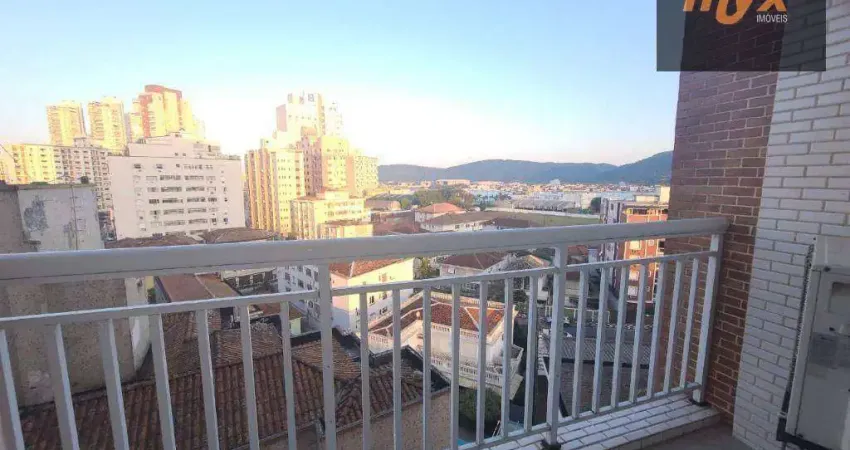 Apartamento com 1 dormitório para alugar, 55 m² por r$ 3.800,00/mês - ponta da praia - santos/sp