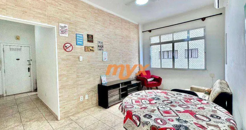 Apartamento com 2 dormitórios à venda, 77 m² por R$ 555.000,00 - Aparecida - Santos/SP