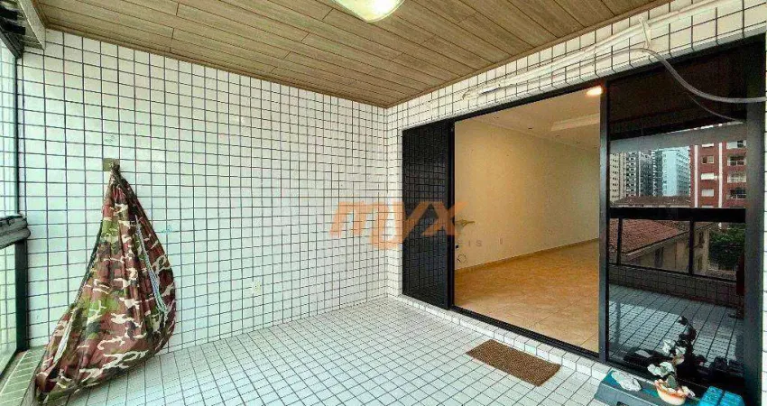 Apartamento com 3 dormitórios à venda, 130 m² por R$ 950.000,00 - Pompéia - Santos/SP