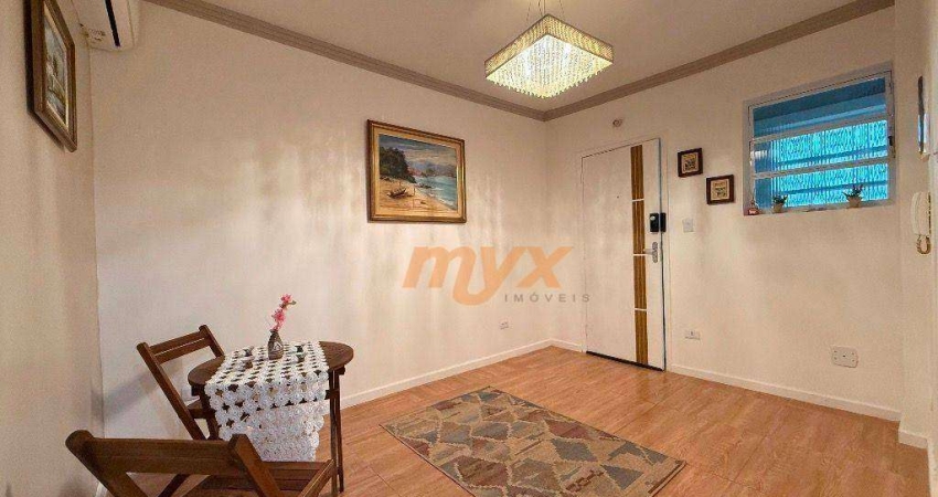 Apartamento com 1 dormitório à venda, 48 m² por R$ 390.000,00 - Gonzaga - Santos/SP