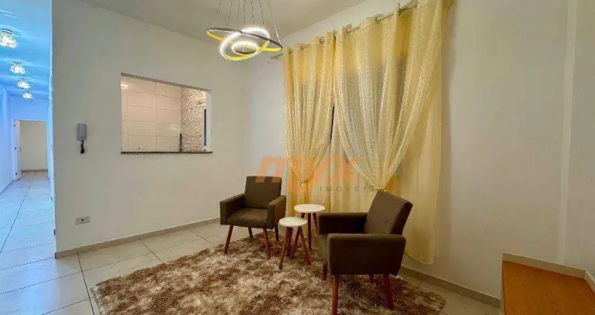 Apartamento com 2 dormitórios à venda, 58 m² por R$ 299.000,00 - Vila Voturuá - São Vicente/SP