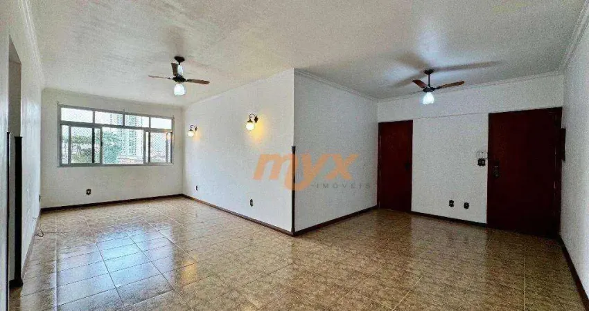 Apartamento com 2 dormitórios para alugar, 117 m² por R$ 4.200,00/mês - Boqueirão - Santos/SP