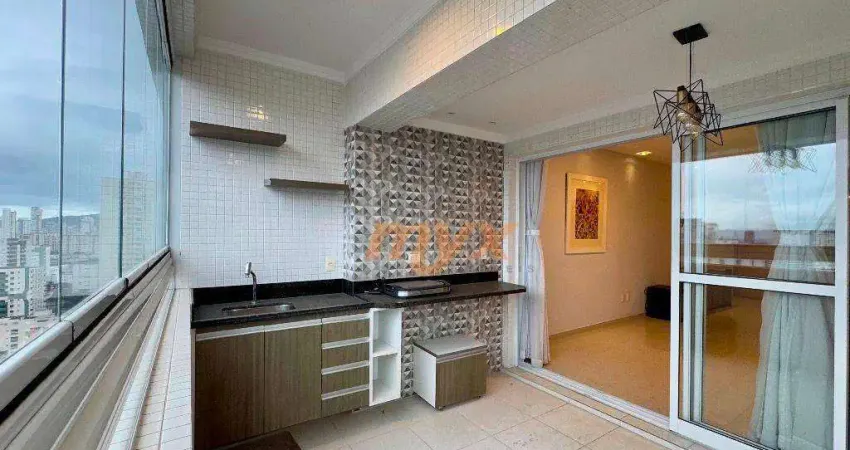 Apartamento com 2 dormitórios para alugar, 88 m² por R$ 4.800,00/mês - Vila Belmiro - Santos/SP