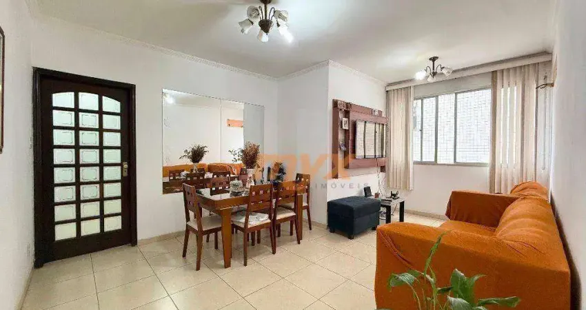 Apartamento com 2 dormitórios à venda, 98 m² por r$ 550.000,00 - embaré - santos/sp
