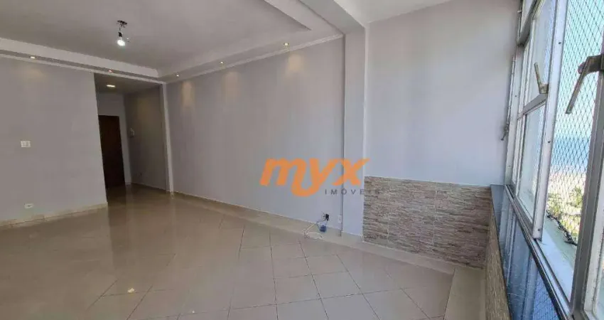 Apartamento com 3 dormitórios à venda, 120 m² por r$ 630.000,00 - josé menino - santos/sp