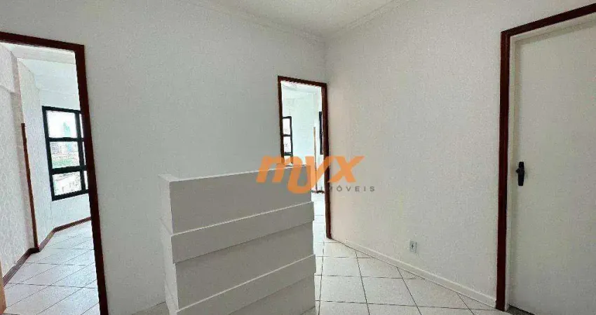 Sala para alugar, 38 m² por r$ 2.800,00/mês - aparecida - santos/sp