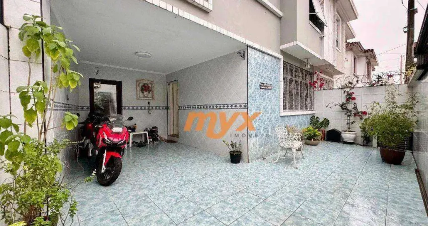 Casa com 3 dormitórios à venda, 113 m² por r$ 850.000,00 - encruzilhada - santos/sp