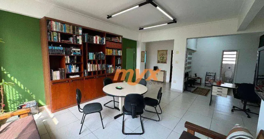 Sala, 129 m² - venda por r$ 199.000,00 ou aluguel por r$ 2.800,00/mês - centro - santos/sp