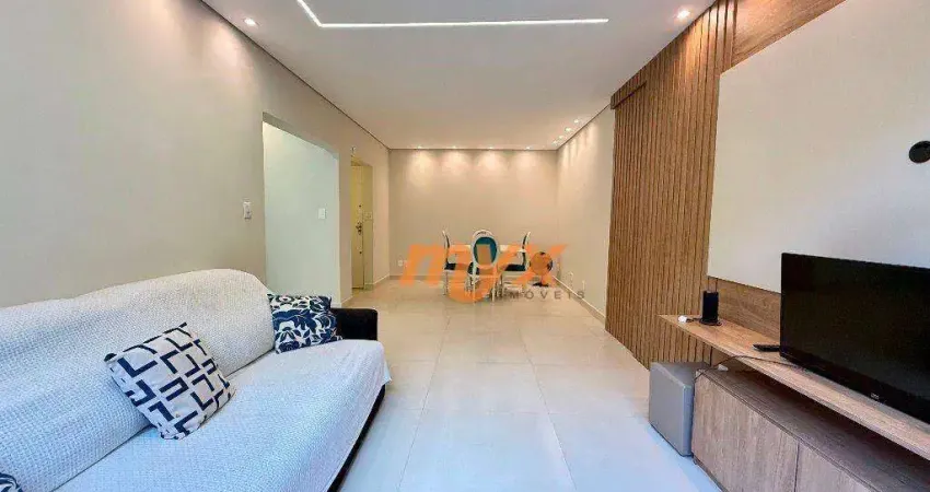 Apartamento com 2 dormitórios à venda, 83 m² por r$ 595.000,00 - ponta da praia - santos/sp