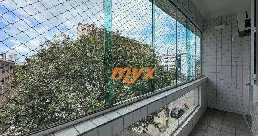 Apartamento à venda, 70 m² por r$ 360.000,00 - embaré - santos/sp