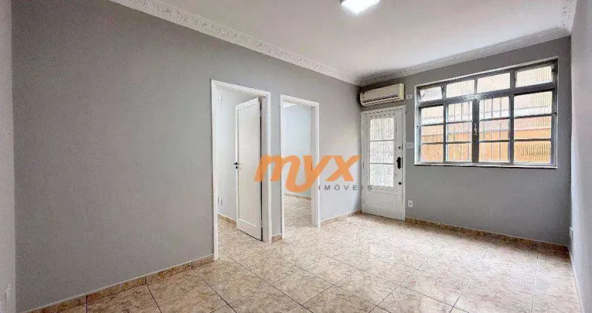 Apartamento com 2 dormitórios à venda, 71 m² por r$ 279.000,00 - macuco - santos/sp