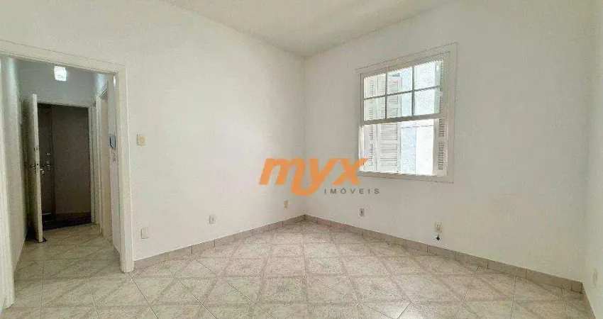 Kitnet com 1 dormitório para alugar, 31 m² por r$ 2.380,00/mês - embaré - santos/sp