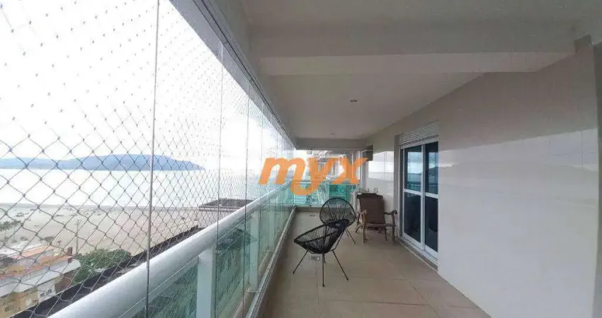 Apartamento com 4 dormitórios à venda, 360 m² por r$ 6.800.000,00 - gonzaga - santos/sp