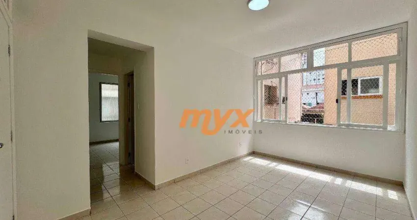 Apartamento com 1 dormitório à venda, 48 m² por r$ 320.000,00 - boqueirão - santos/sp