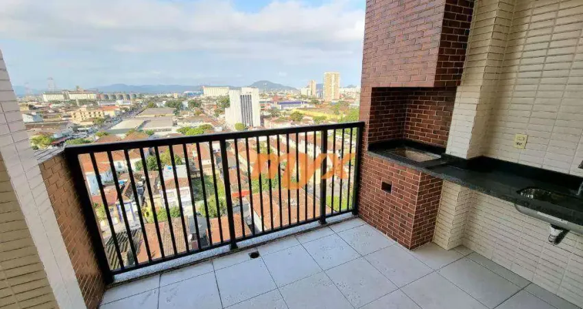 Apartamento com 3 dormitórios à venda, 128 m² por r$ 959.000,00 - vila matias - santos/sp